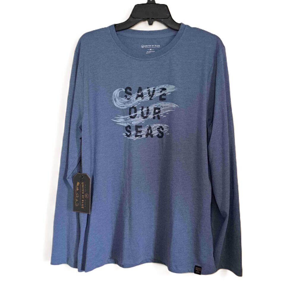 United By Blue High Tide Crew Neck Graphic Print T-Shirt Mens